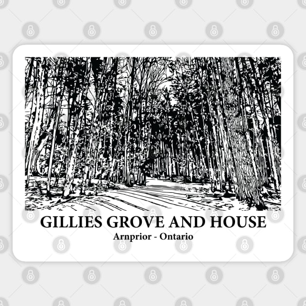 Gillies Grove and House - Ontario Magnet by Lakeric